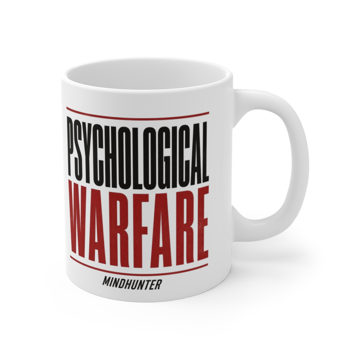 Mindhunter "Psychological Warfare" White Mug