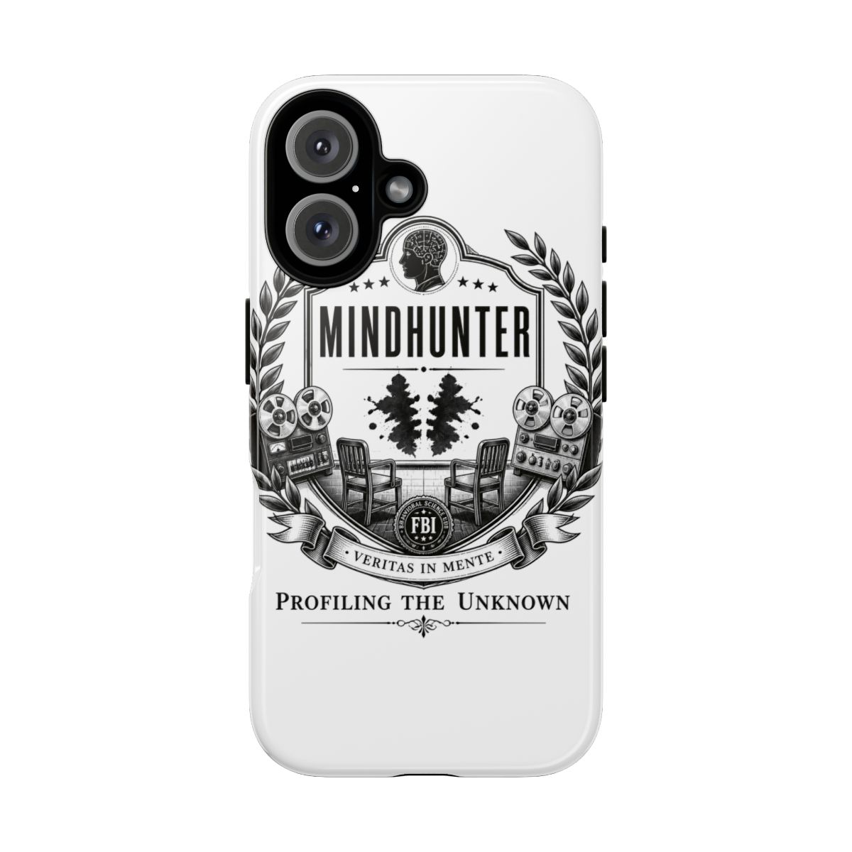 Mindhunter "Profiling the Unknown" Phone Case - alternate angle 3, merchandise