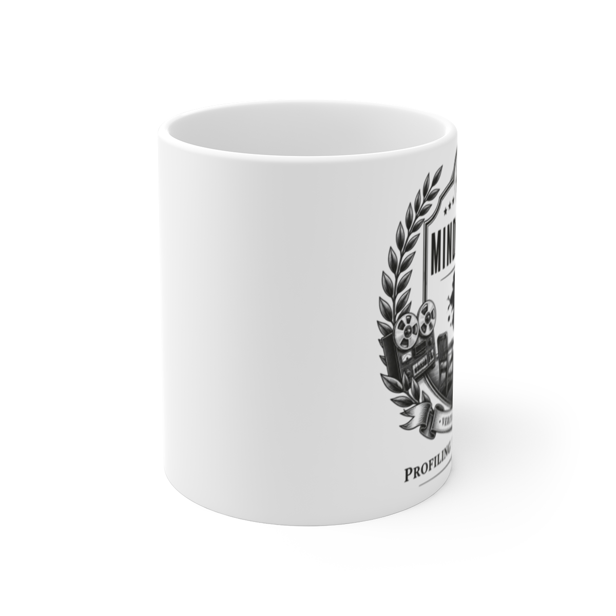 Mindhunter "Profiling the Unknown" White Mug - alternate angle 1, merchandise