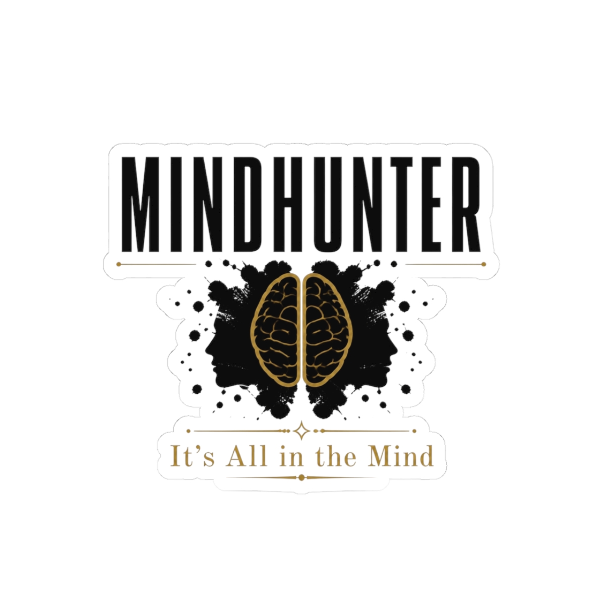 Mindhunter "All in the Mind" Sticker - alternate angle 1, merchandise