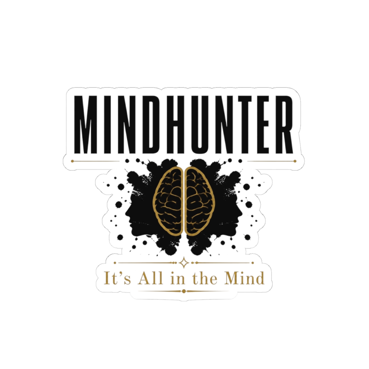 Mindhunter "All in the Mind" Sticker - alternate angle 2, merchandise