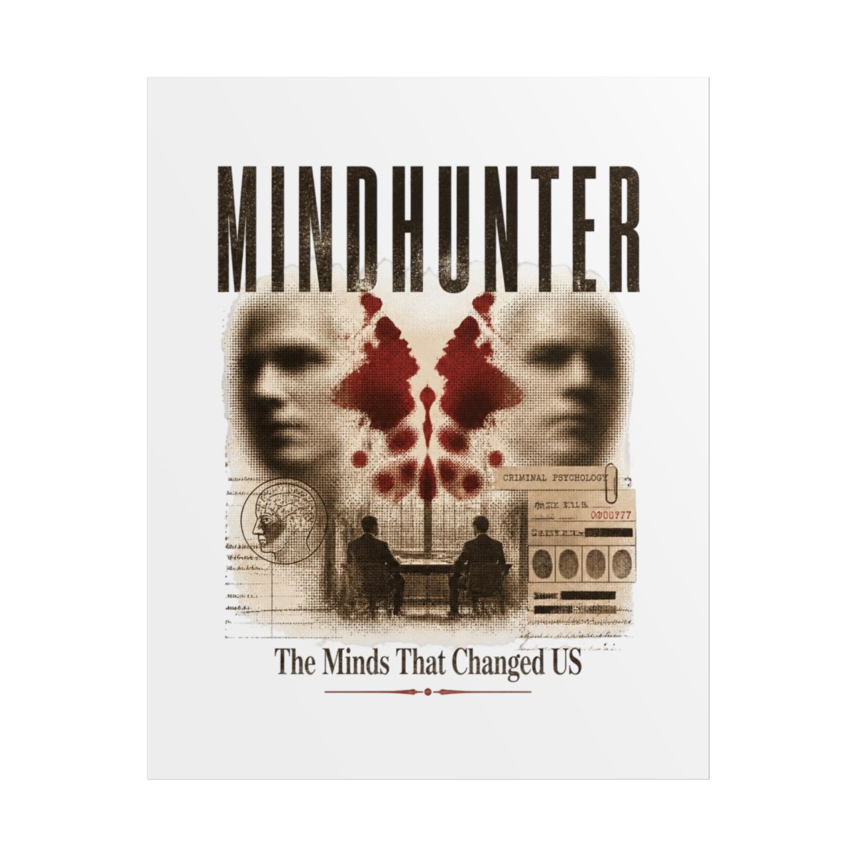 Mindhunter "The Minds That Changed US" Poster