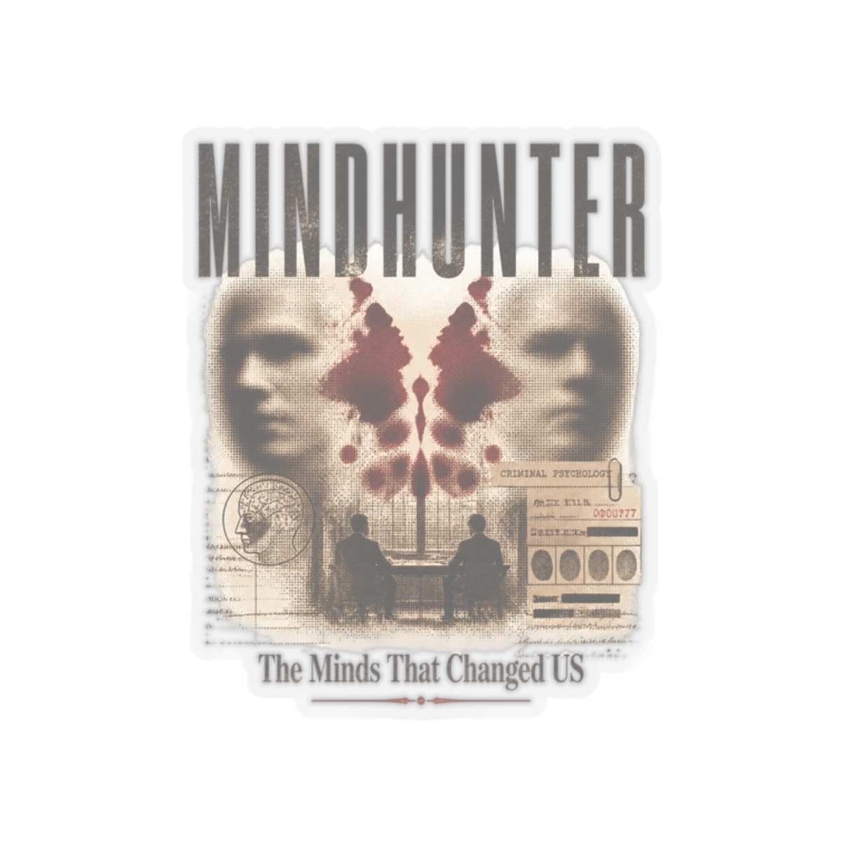 Mindhunter "The Minds That Changed US" Sticker