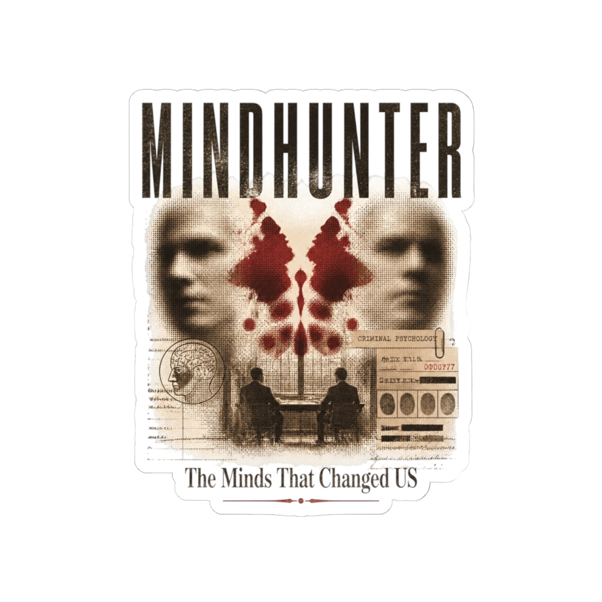 Mindhunter "The Minds That Changed US" Sticker
